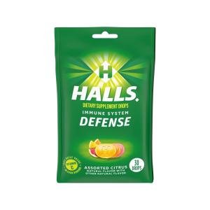 Adams Halls Defense Vitamin C Assorted Citrus 9x Counts