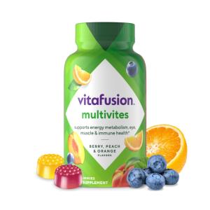 Vitafusion Natural Multivites Berry & Peach Orange 70 Gummies