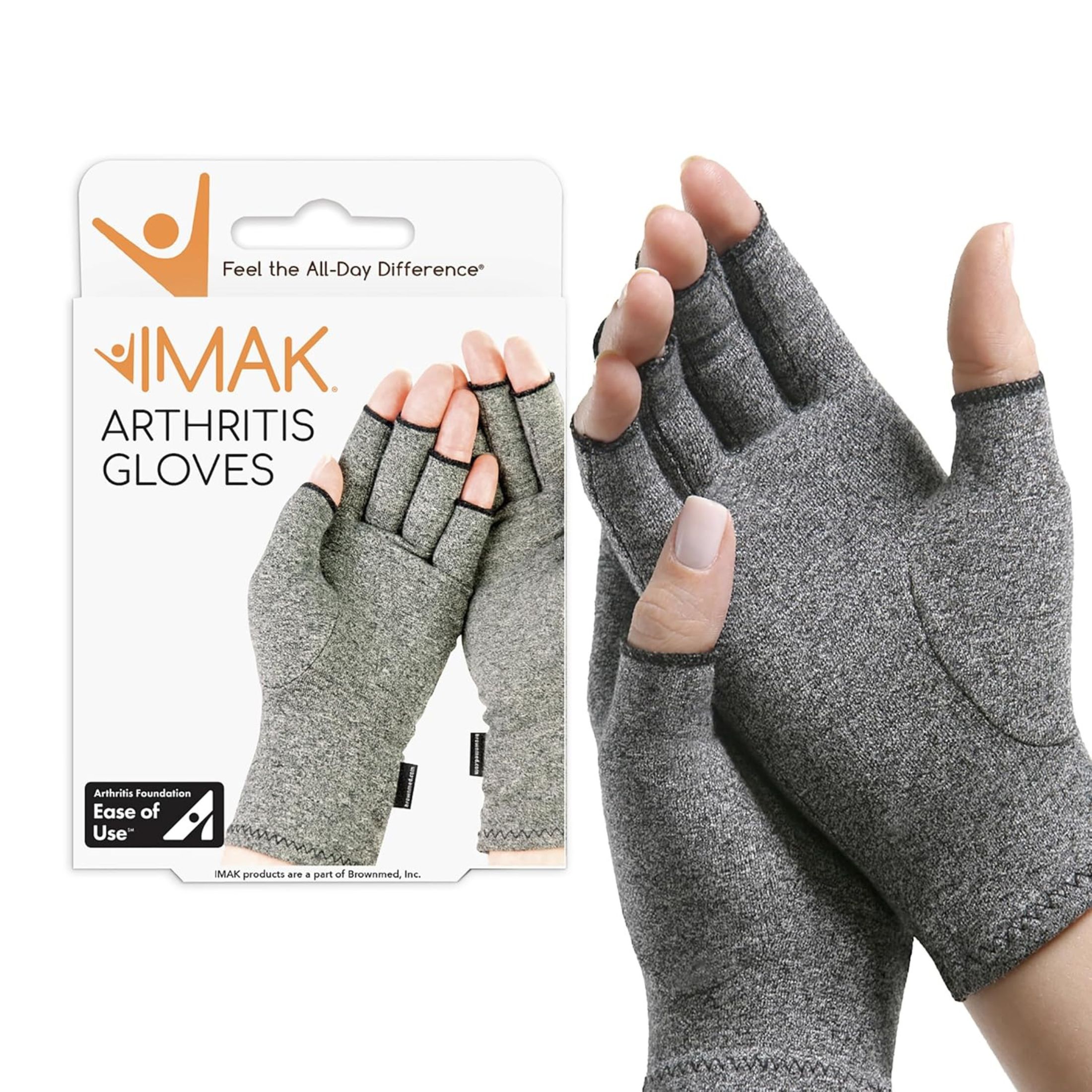 Imak Arthritis Gloves Grey Medium