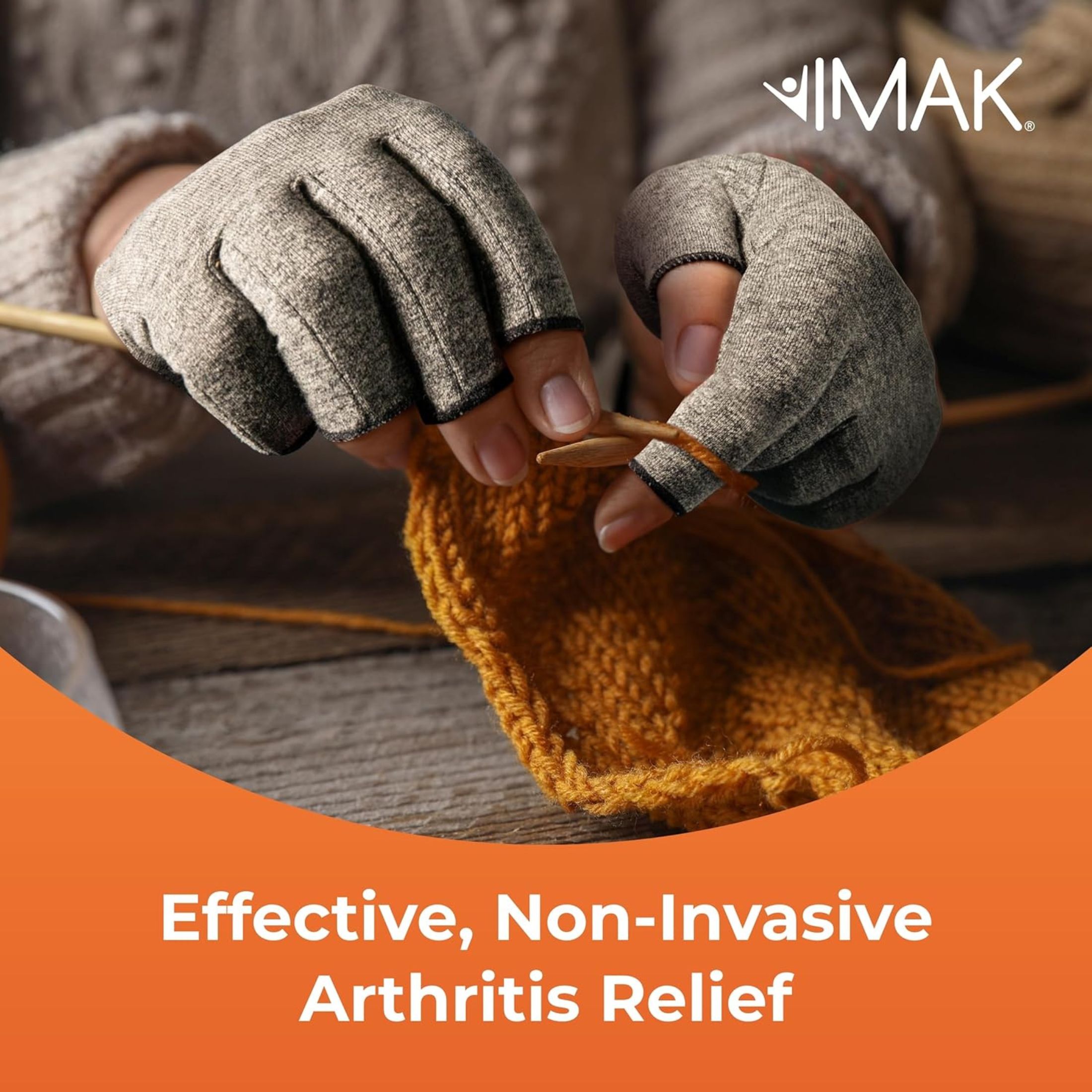 Imak Arthritis Gloves Grey Medium