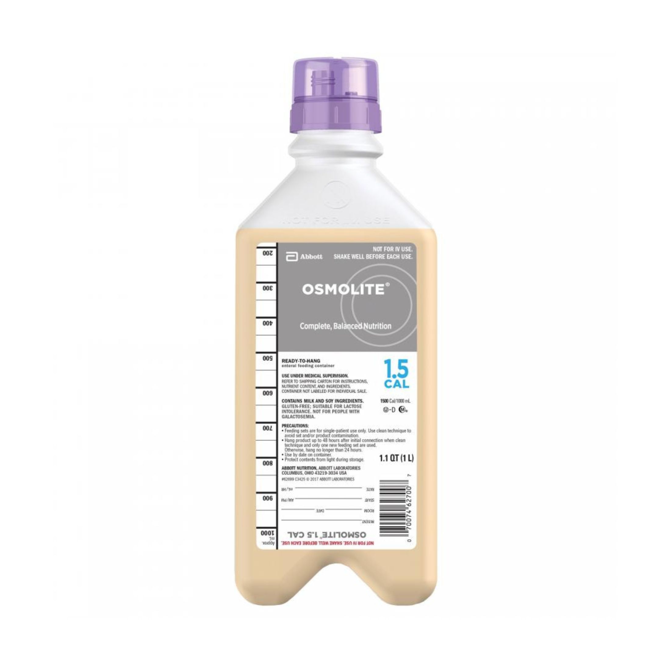 Osmolite 1.5 Cal Liquid - Case 8x1000ml