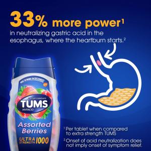 Tums 12 Count Ultra Strengh As Sorted Berry