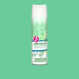 Gillette Venus Satin Care Sensitive Skin Shave Gel, Shaving Cream For Women, 7 Oz