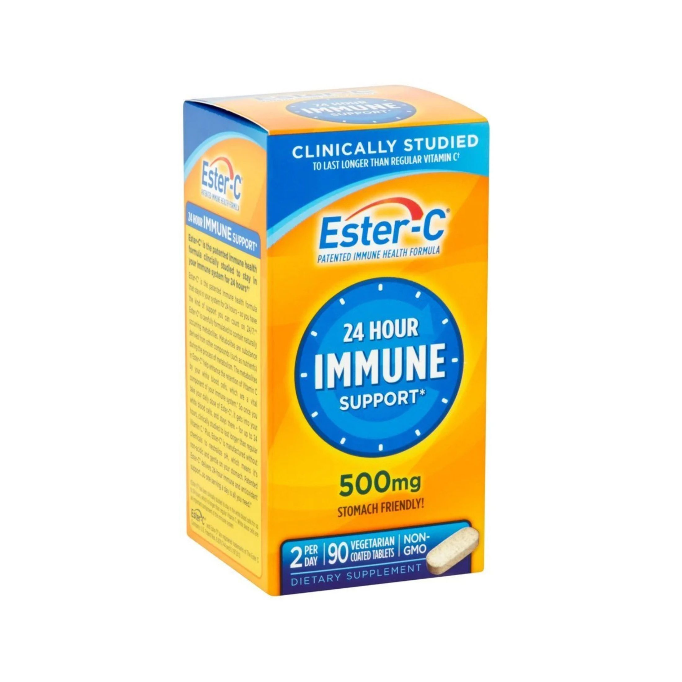 Ester C Vitamin 500 Mg Immune Support 90 Coated Tablets