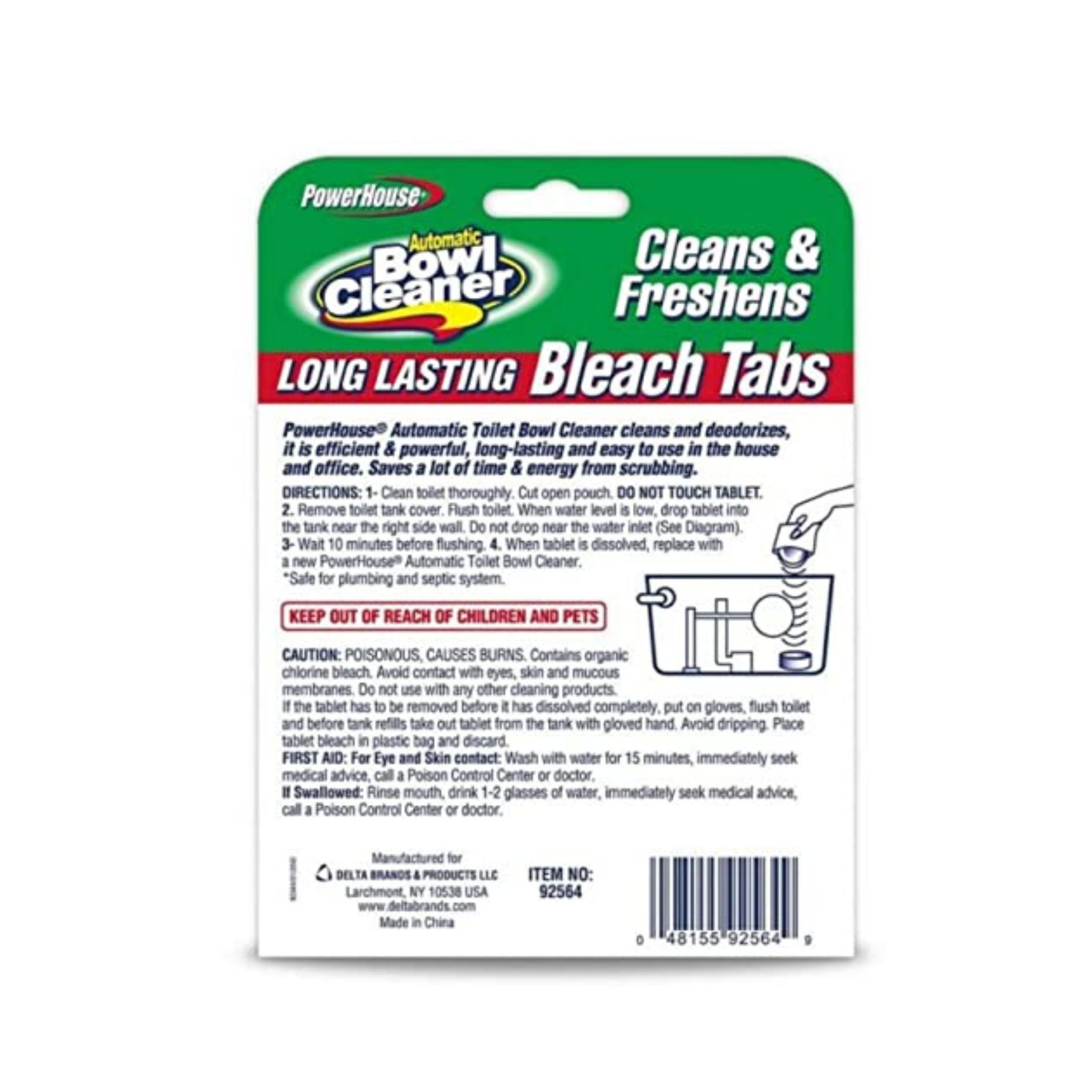 PowerHouse Automatic Bowl Cleaner Bleach Tabs