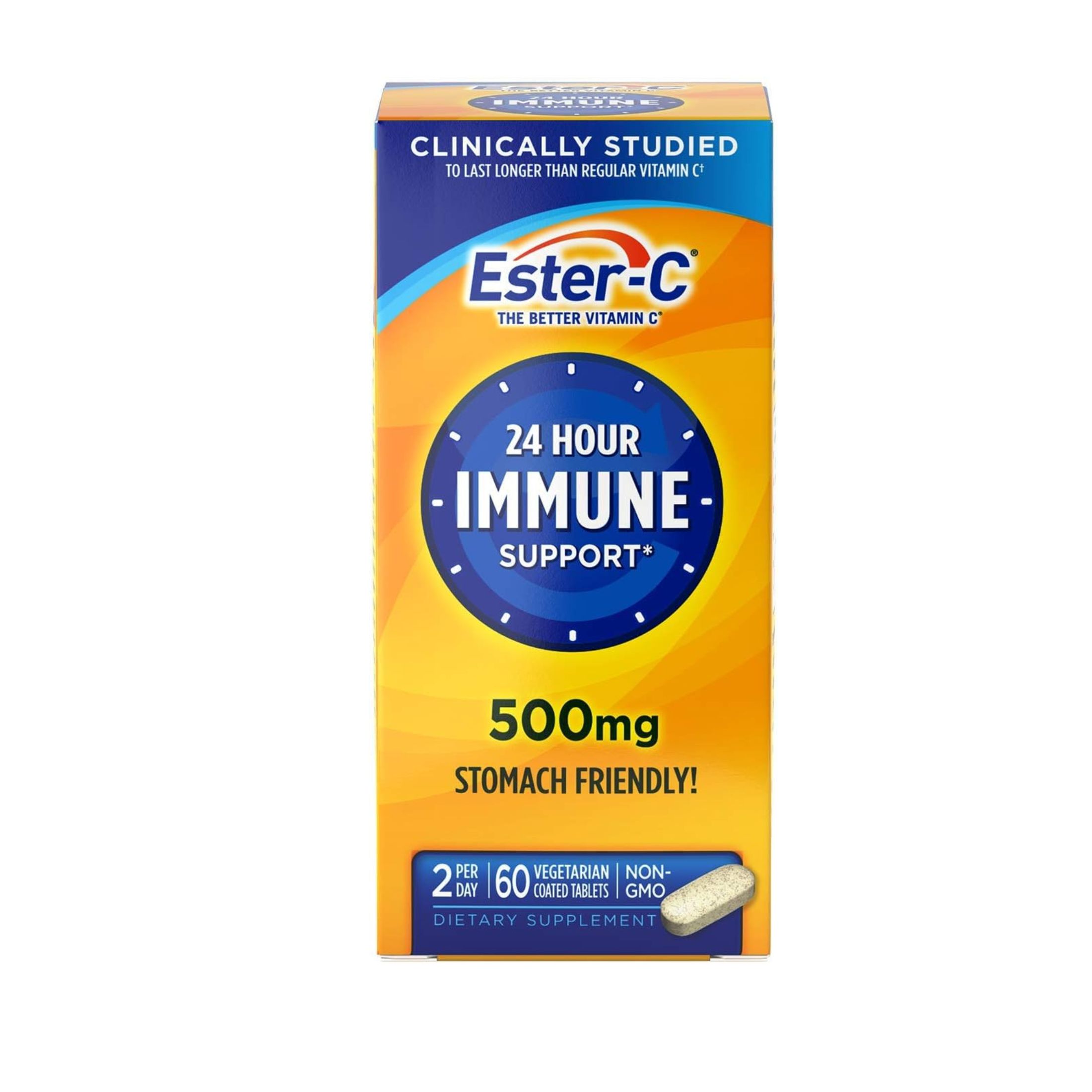 Ester-C Immune Support, 24 Hour, 500 Mg, Vegetarian Coated Tablets