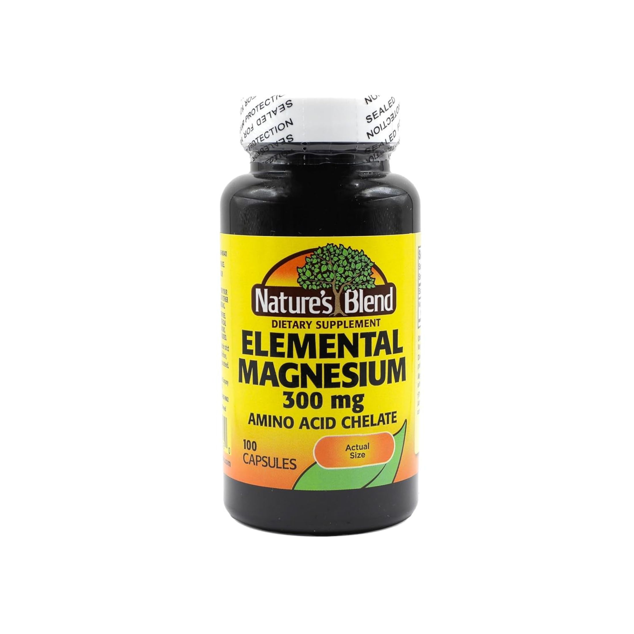 Nature's Blend Elemental Magnesium Amino Acid Chelate 300 Mg, 100 Caps