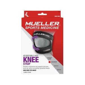 Mueller Sport Care Max Knee Strap One Size Black 6479-1