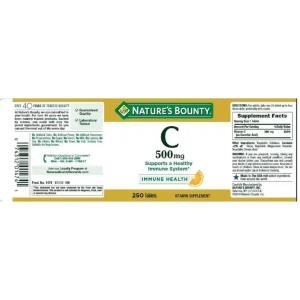 Nature's Bounty Vitamin C, 500 Mg, Tablets