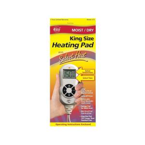 Cara Heating Pad, Moist/Dry, With Select Heat, King Size