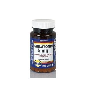 Basic Vitamins Melatonin 5 Mg