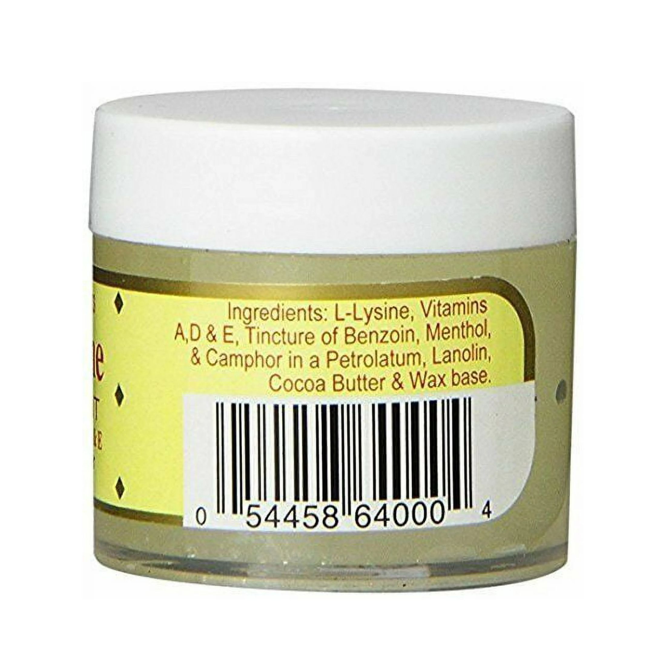 Basic Organics L-Lysine Lip Ointment For Herpes Cold Sore Treatment - 0.875 Oz
