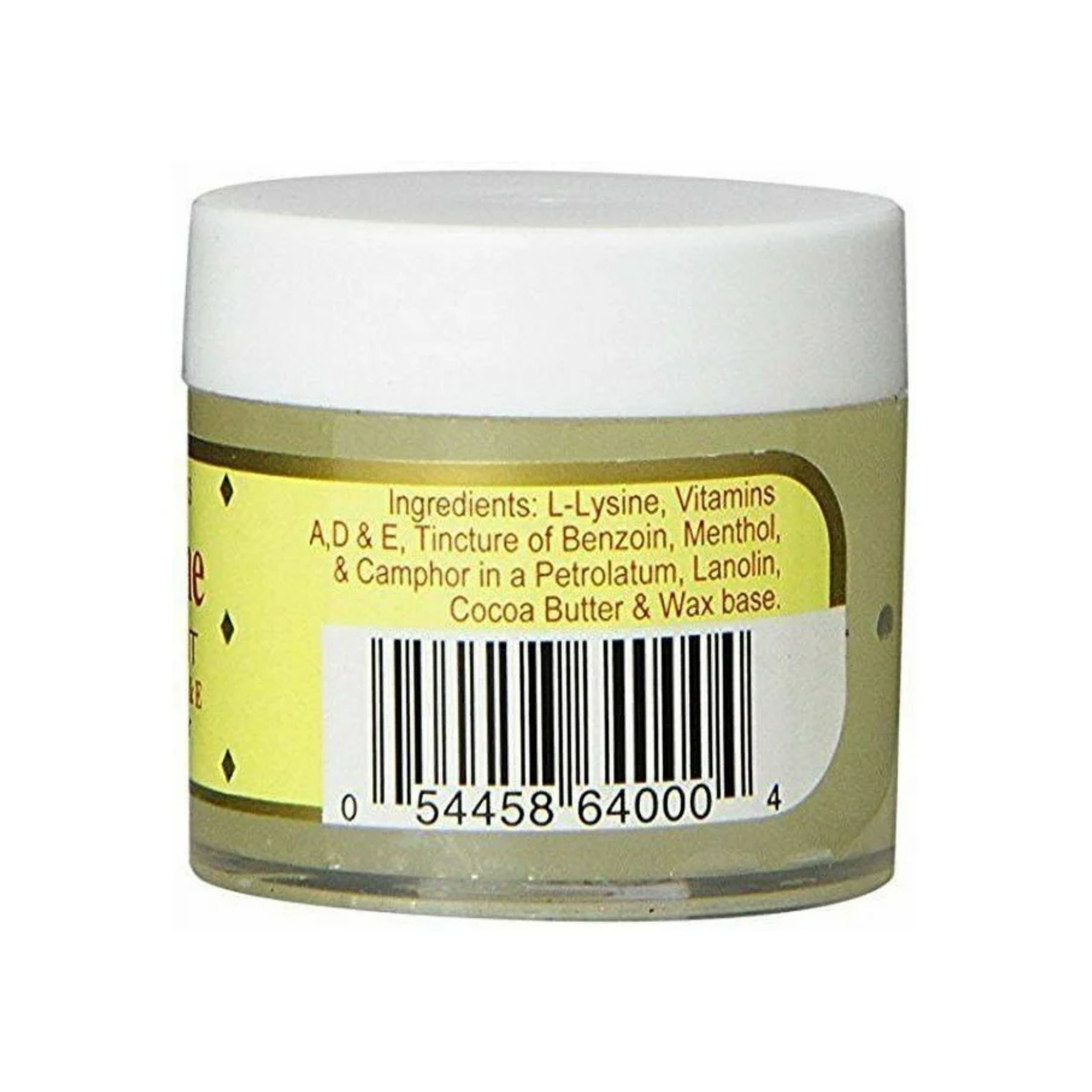 Basic Organics L-Lysine Lip Ointment For Herpes Cold Sore Treatment - 0.875 Oz