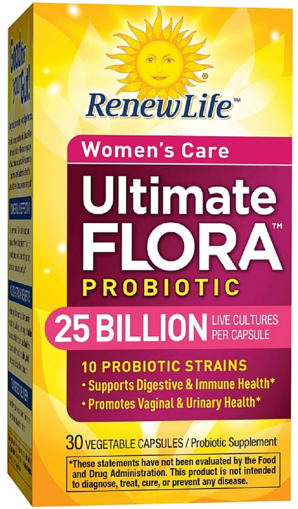 Renew Life Ultimate Flora Women's Care Probiotic Vegetarian Capsules