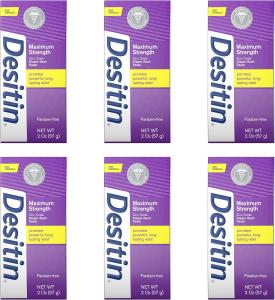 Desitin Maximum Strength Baby Diaper Rash Cream With 40% Zinc Oxide For Treatment, Relief & Prevention, Hypoallergenic, Phthalate- & Paraben-Free Paste, Travel Size, 2 Oz