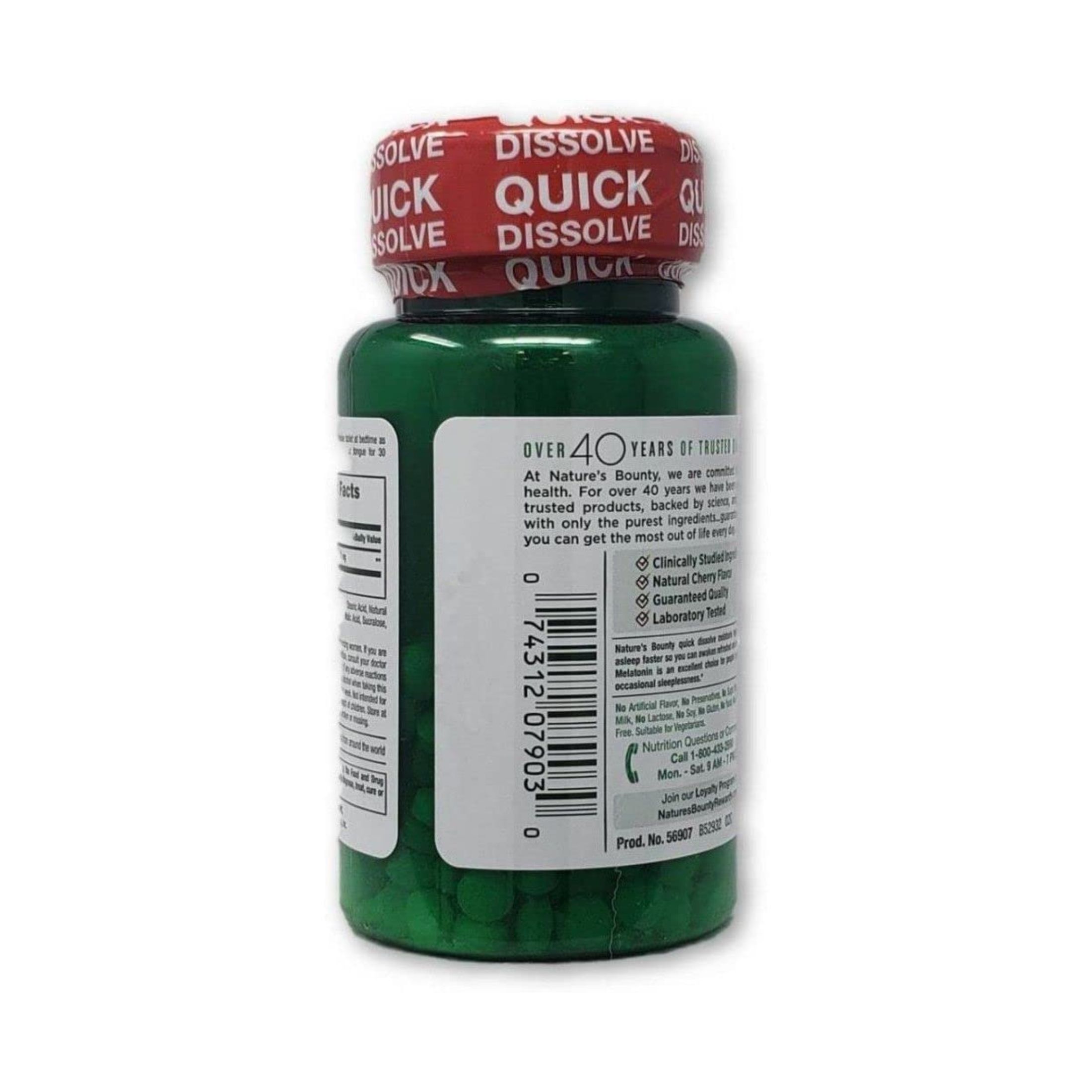 Nature's Bounty Melatonin, 3 Mg, Quick Dissolve Tablets