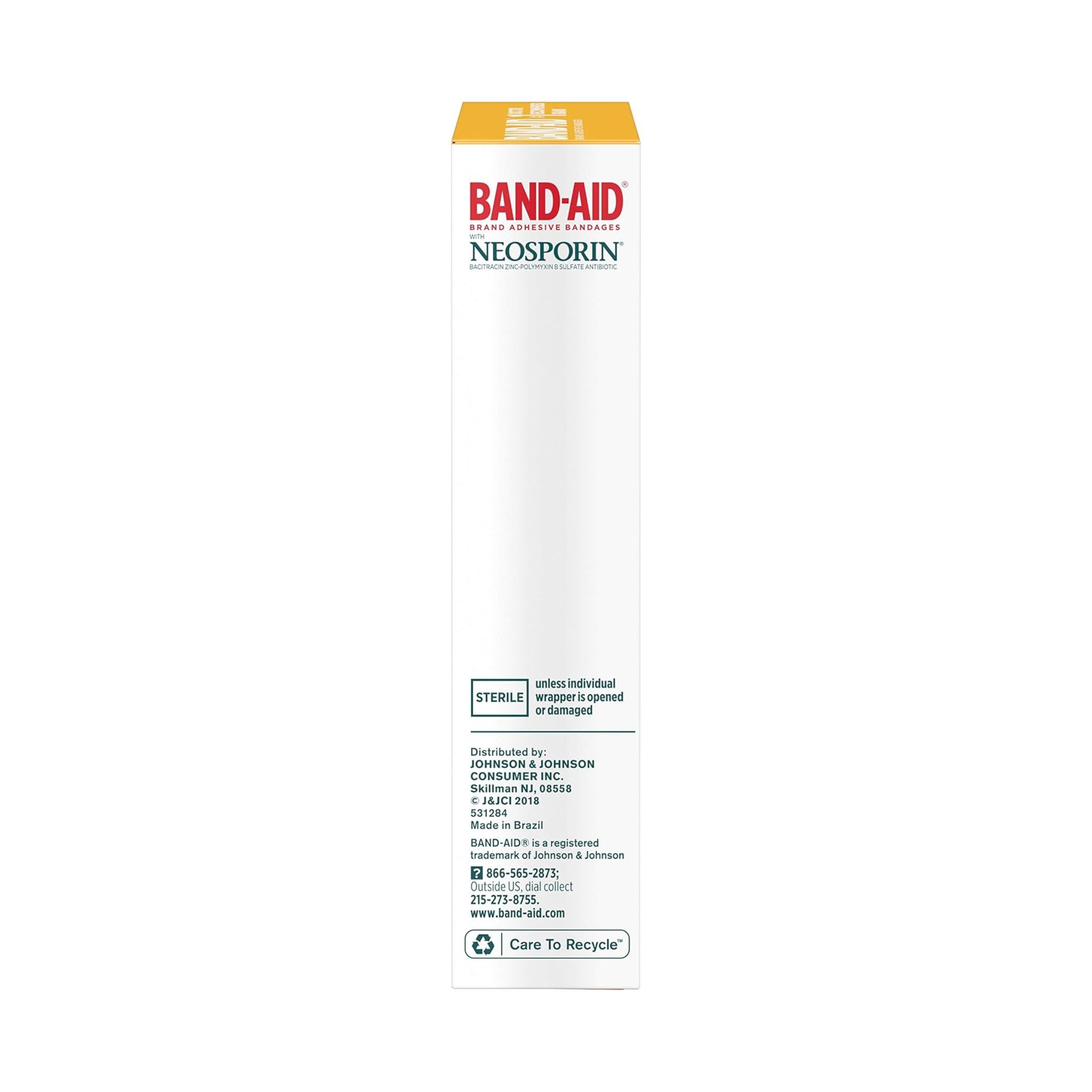 Band-Aid Brand Adhesive Bandages Infection Defense With Neosporin Antibiotic Extra Large
