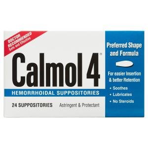 Calmol 4 Hemorrhoidal Suppositories