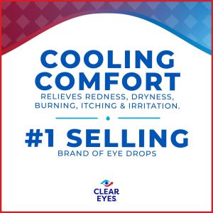Clear Eyes Cooling Comfort Redness Relief Eye Drops - 0.5 Fl Oz