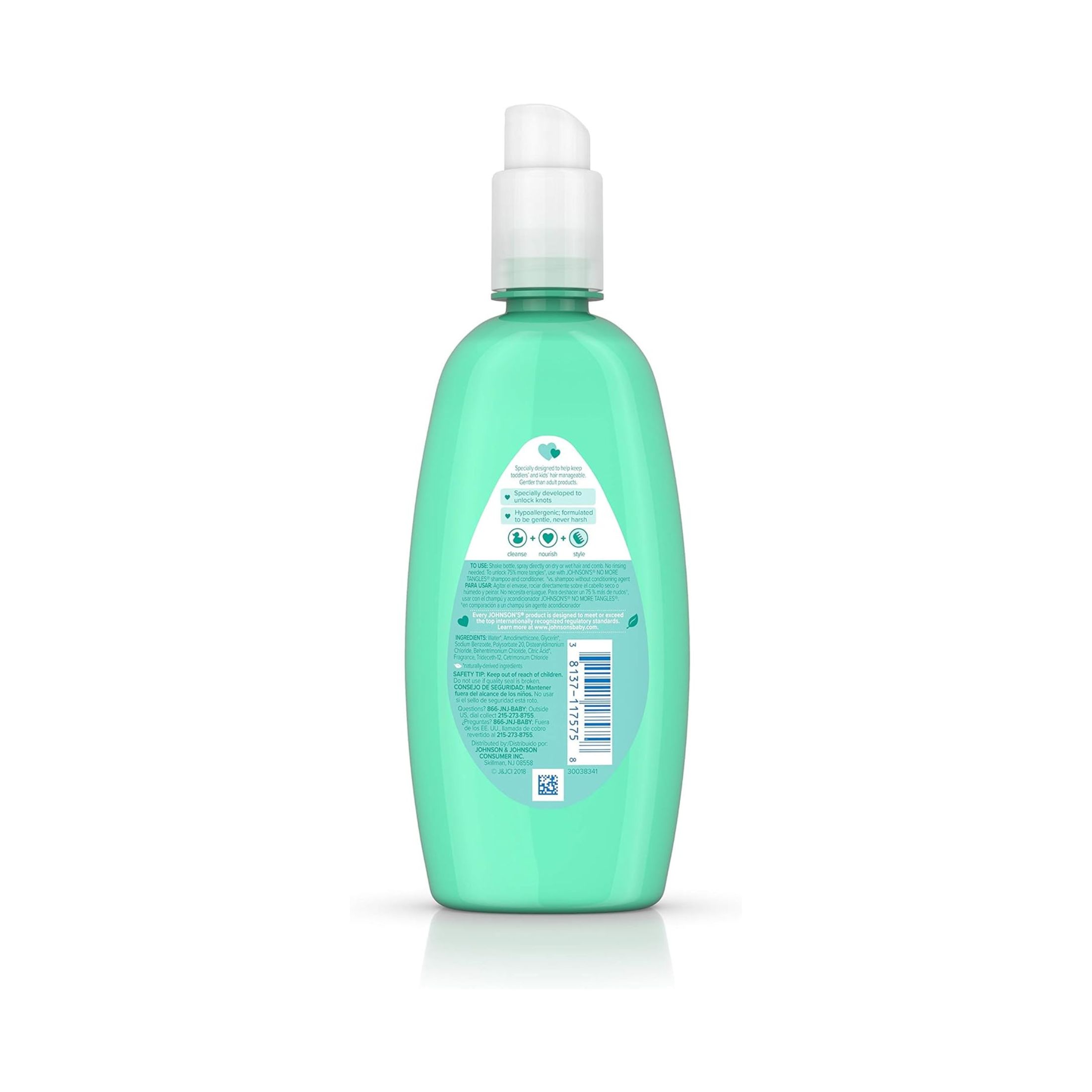 Johnson's No More Tears Baby Shampoo & Conditioner, Thin/Straight Hair