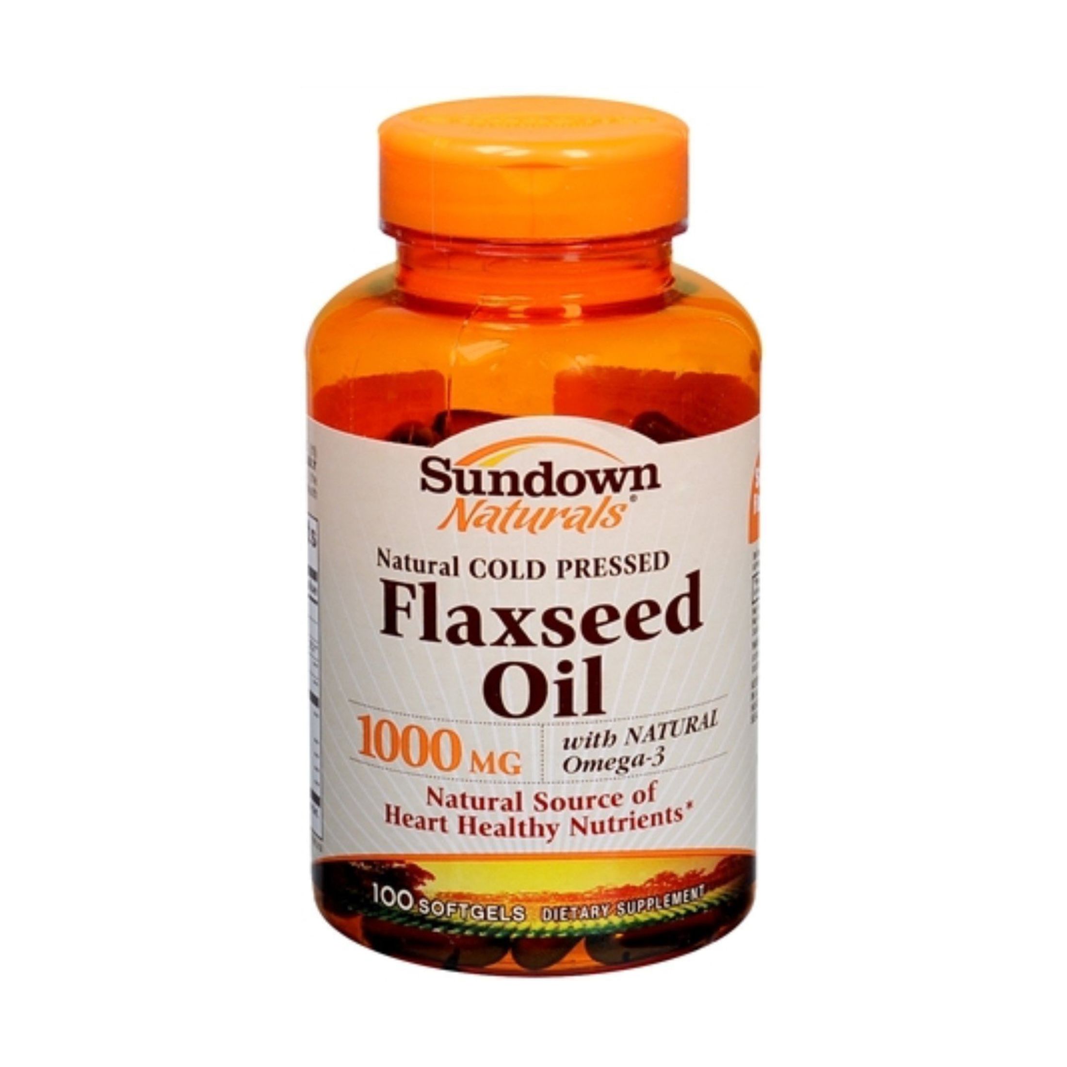 Sundown Naturals Flaxseed Oil, 1000 Mg, Softgels