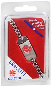 Emerg Alert Diabetic Medical Bracelet