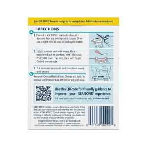 Sea Bond Original Denture Adhesive Seals Triple Action Lowers