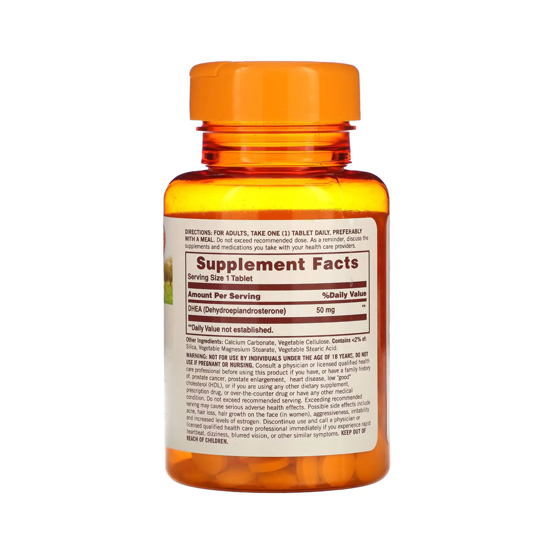 Sundown Naturals DHEA 50 Mg 60 Tablets