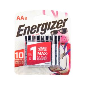 Energizer Max 8 Pack AAA 1.5V Alkaline Batteries