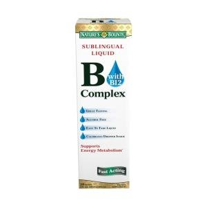 Nature's Bounty Vitamin B Complex Sublingual Liquid 2 Oz