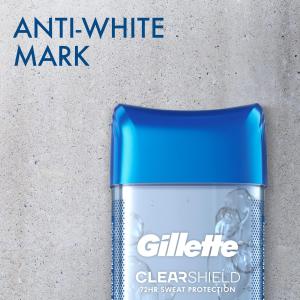 Gillette Power Rush Clear Gel Antiperspirant And Deodorant - 3.8oz