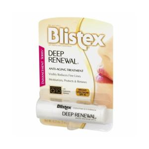 Blistex Lip Balm SPF 15 Anti Aging Deep Renewal Gentle 0.13 Ounce Case Of 12