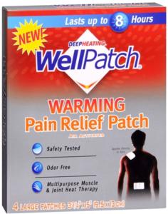 WellPatch Warming Pain Relief -- 4 Large Patches