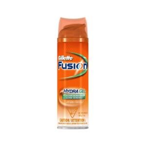 Gillette Hydra Fusion Ultra Sensitive Shave Gel For Men With Aloe Vera