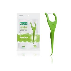 GUM Angled Flossers, Fresh Mint