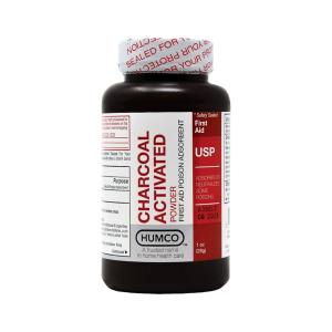Humco 52791001 Charcoal Powder USP Activated 1 Oz, Shape