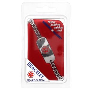 Emerg Alert Medical Id Bracelet Heart Patient 1X