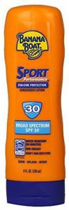 Banana Boat Ultra Sport Performance Lotion Sunscreen Broad Spectrum SPF 30 - 8 Ounces