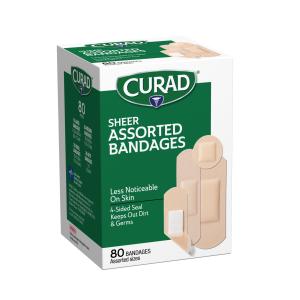 Curad Bandages Sheer Assorted Sizes
