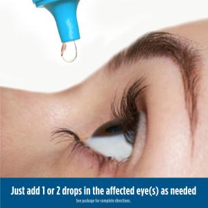 Blink Gel Tears, Lubricating Eye Drops, Moderate-Severe Dry Eye, 0.34 Oz