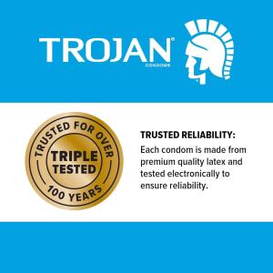 Trojan Ultra Thin Premium Lubricated Latex Condoms