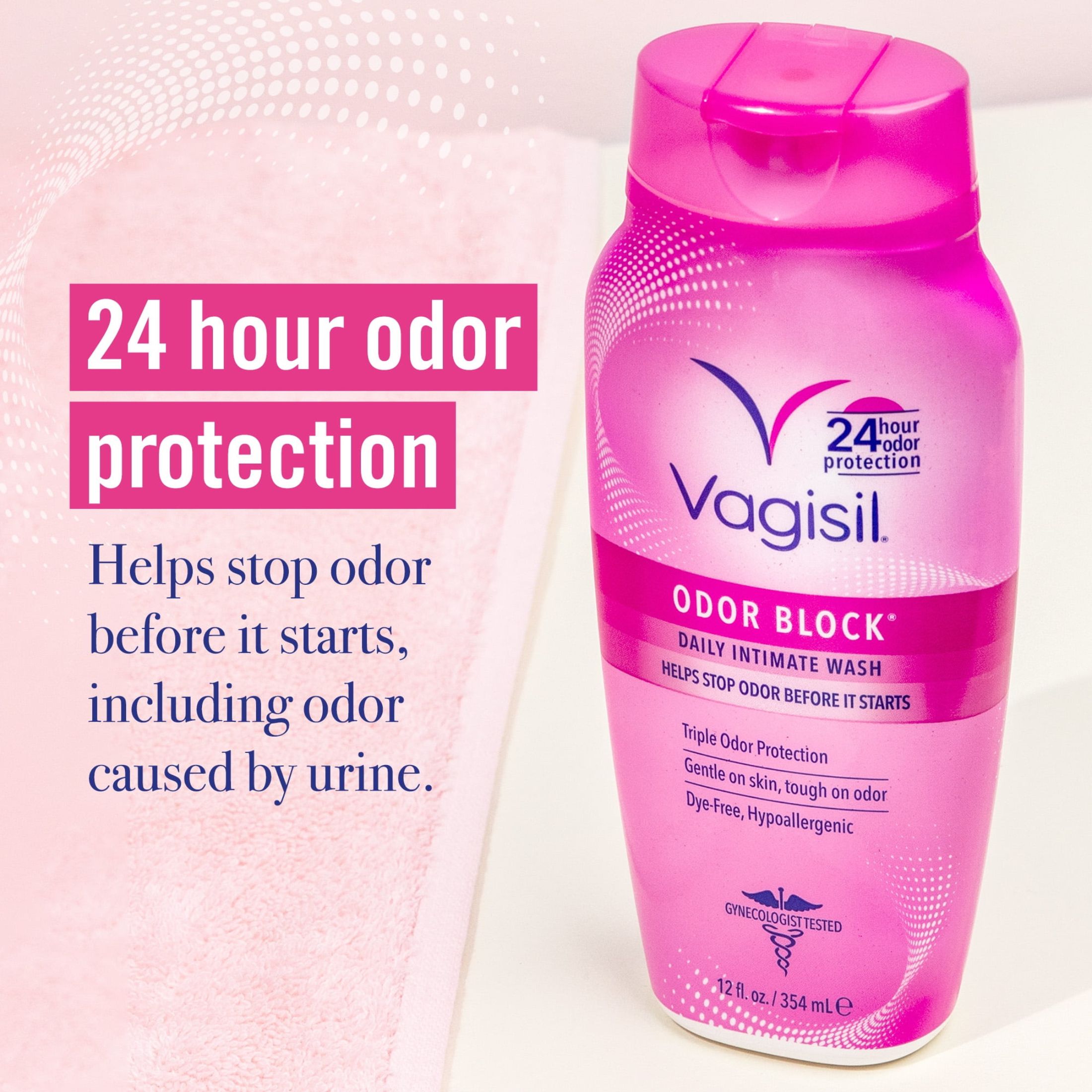 Vagisil Odor Block Daily Intimate Feminine Wash, 12 Fl Oz