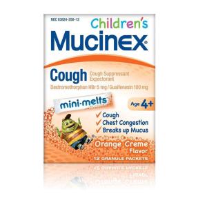 Mucinex Cough Mini Melt Orange
