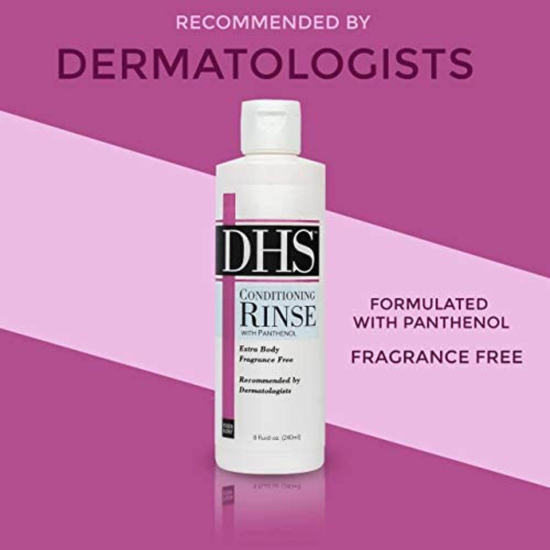 DHS Ing Rinse Fragrance Free Extra Body 8 Oz