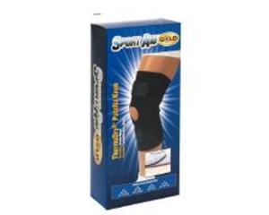Sport Aid Scott Specialties Knee Wrap Thermadry Open Patella S-A Gold X-Large - Each
