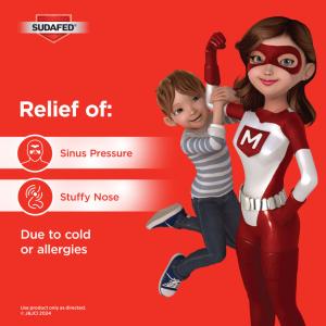 Children's Sudafed Nasal Decongestant, Non-Drowsy, Grape 4 Fl Oz