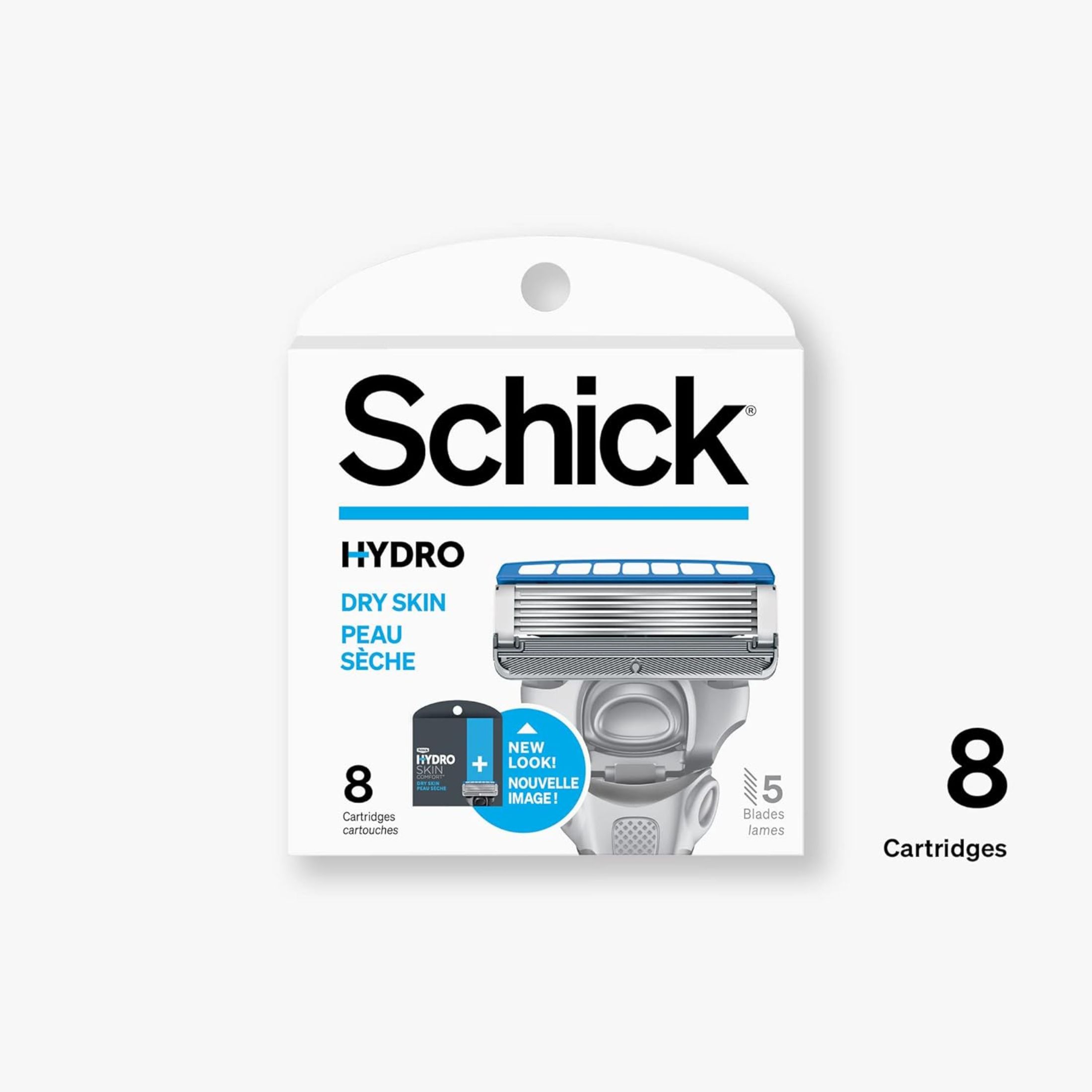 Schick Hydro Dry Skin 5 Blades Cartridges