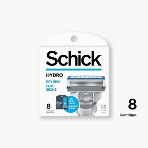Schick Hydro Dry Skin 5 Blades Cartridges