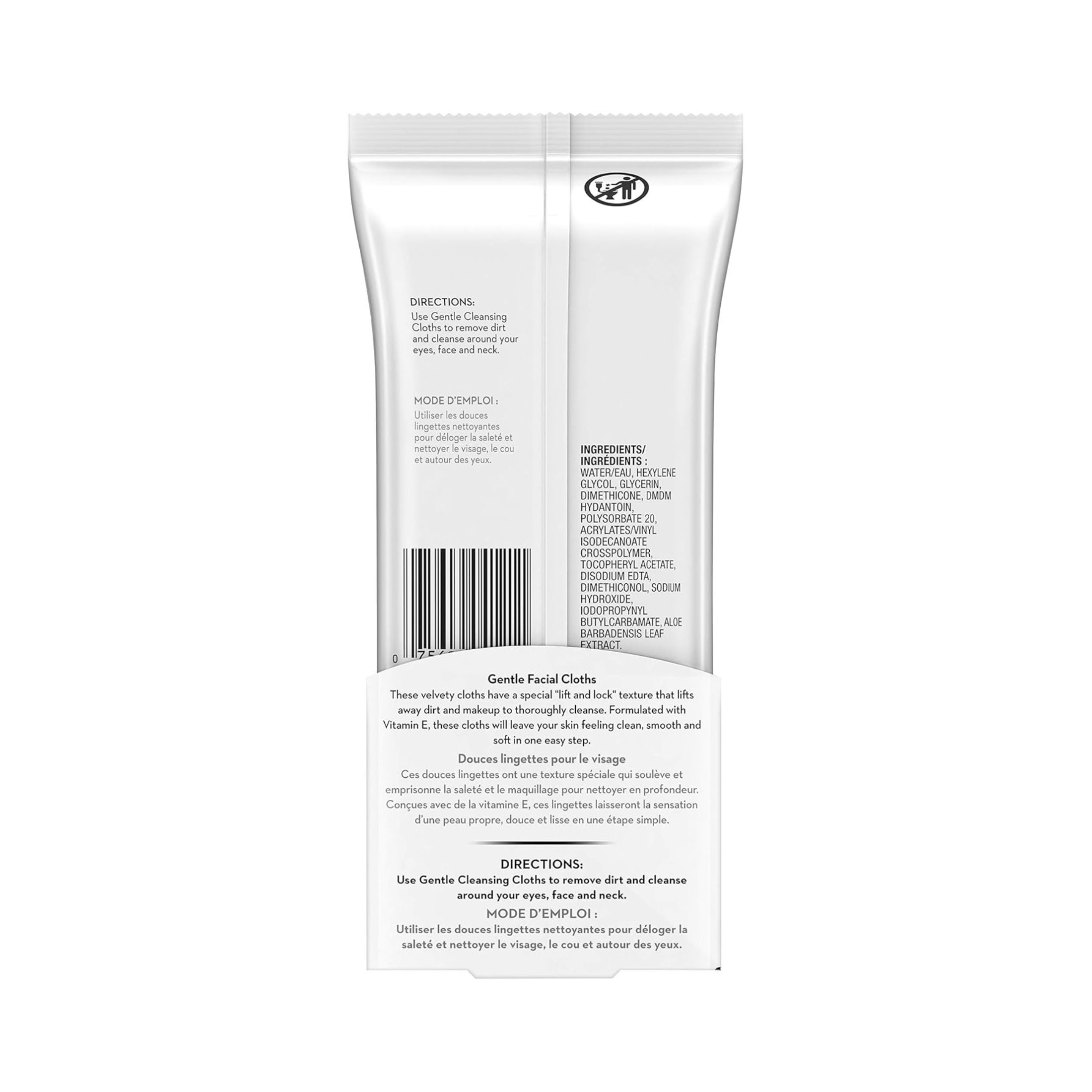 Olay Cleanse Gentle Facial Cloths, Fragrance Free
