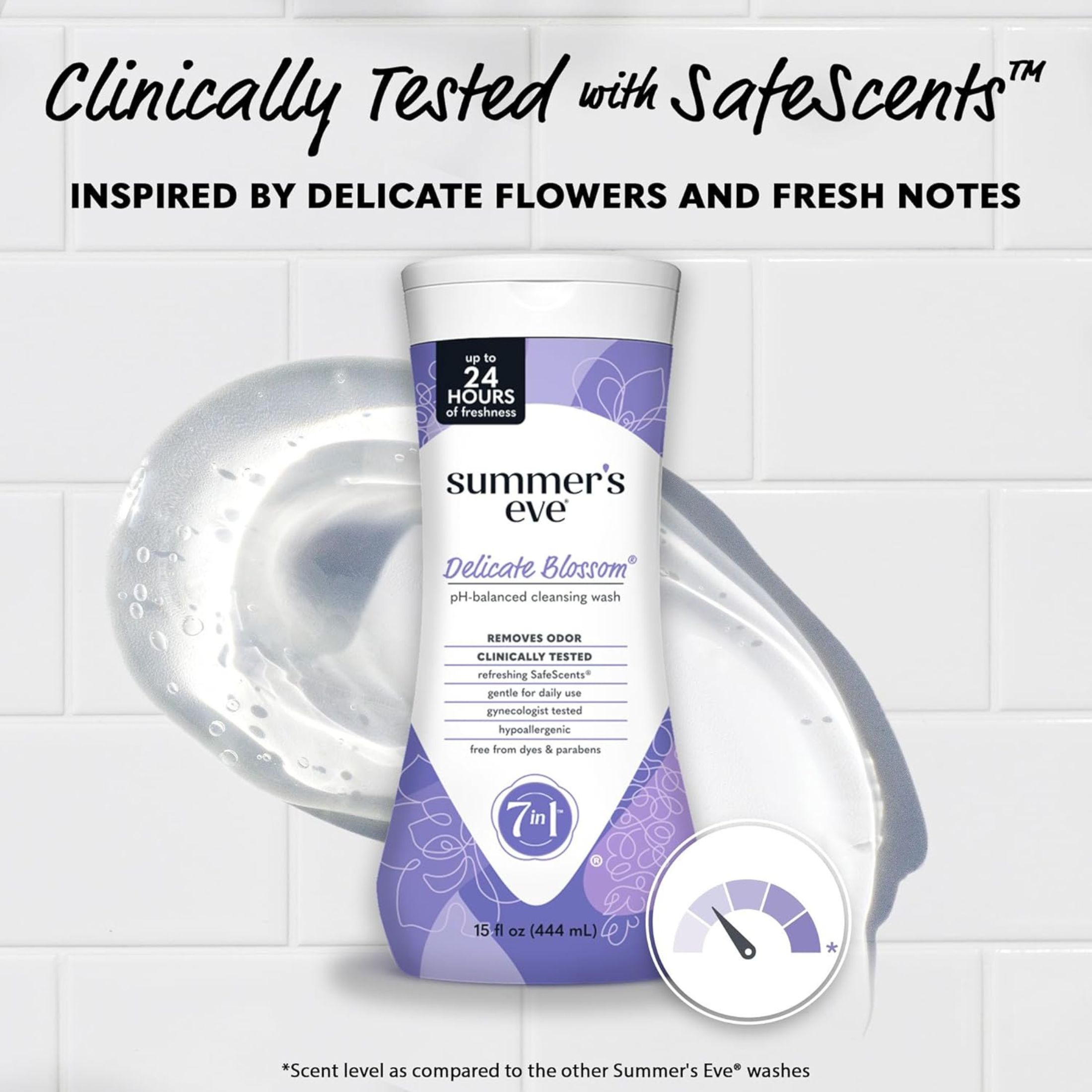 Summer's Eve Cleansing Wash For Sensitive Skin Delicate Blossom
